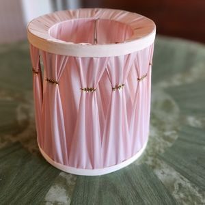 VINTAGE pink lampshade